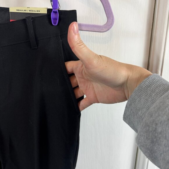 Van Heusen Women’s Black Flex Straight-Leg Dress Pants – Size 10 Regular - Picture 5 of 9